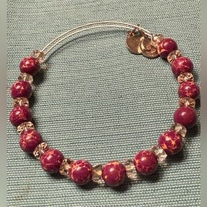 Alex and Ani purple carousel bracelet